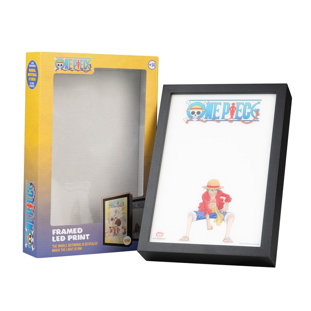 One Piece - LED-Druck mit Rahmen (Grupo Erik)