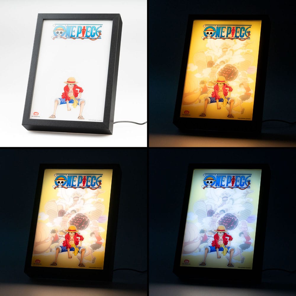 One Piece - LED-Druck mit Rahmen (Grupo Erik)