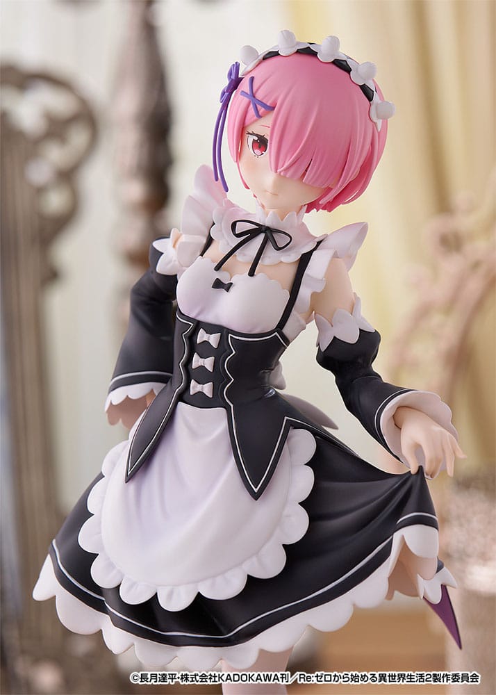 Re:Zero Starting Life in Another World - Ram - Pop Up Parade Figur Größe L (Good Smile Company)