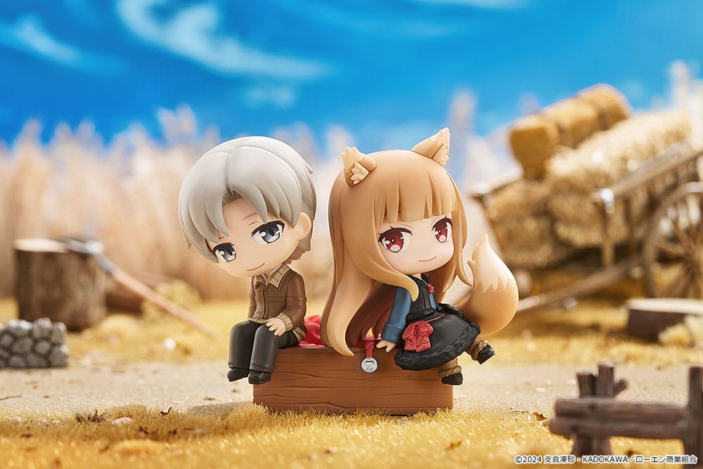 Spice and Wolf: Merchant Meets the Wise Wolf - Lawrence & Holo - Mini Memory Mini Figur (Good Smile Company)