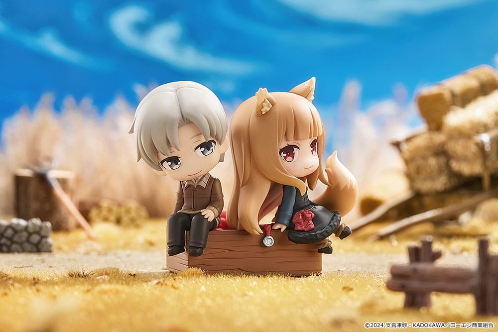 Spice and Wolf: Merchant Meets the Wise Wolf - Lawrence & Holo - Mini Memory Mini Figur (Good Smile Company)
