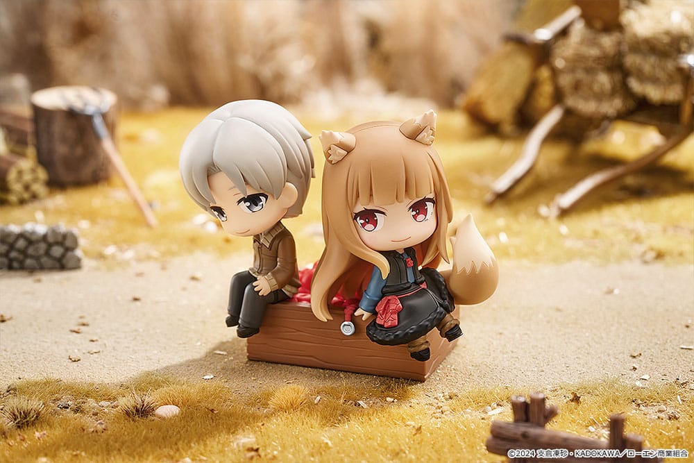 Spice and Wolf: Merchant Meets the Wise Wolf - Lawrence & Holo - Mini Memory Mini Figur (Good Smile Company)