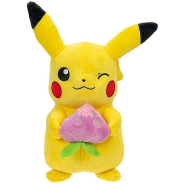 Pokémon - Pikachu & Pecha Berry - Plüsch Figur (Jazwares)
