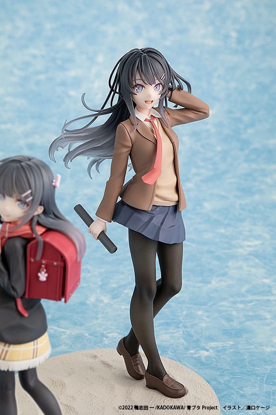 Rascal does not dream of Knapsack Kid - May Sakurajima (Graduation Ver.) & Knapsack Kid - Figure (Kadokawa)