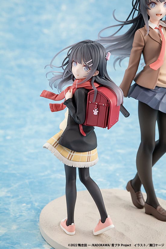 Rascal Does Not Dream of Knapsack Kid - Mai Sakurajima (Graduation Ver.) & Knapsack Kid - figura (Kadokawa)