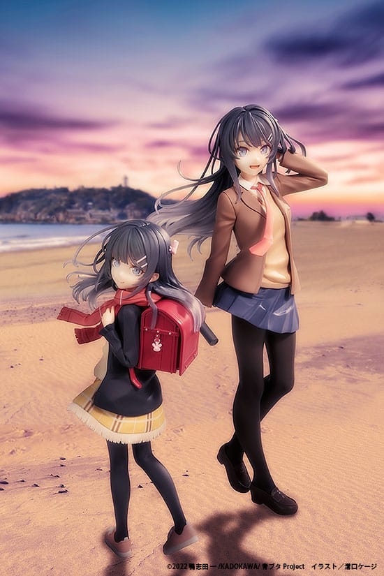 Rascal non sogna Knapsack Kid - Mai Sakurajima (Ver. diploma) & Knapsack Kid - figura (Kadokawa)