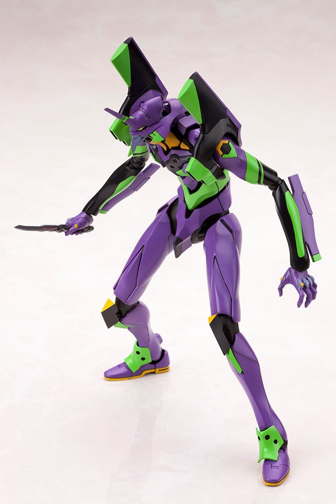 Evangelion: 3.0 + 1.0 Thrice Upon a Time - Evangelion Test Type-01 (Eva-01) with Spear of Cassius - Plastic Model Kit (Kotobukiya)