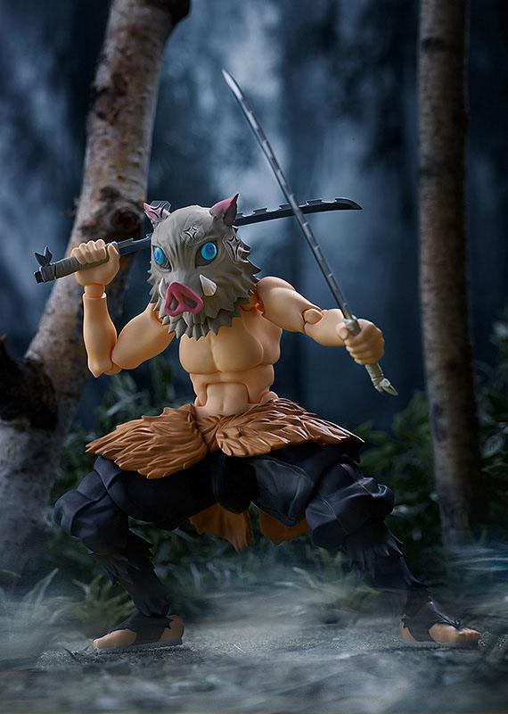 Demon Slayer - Inosuke Hashibira - DX Edition Figma Figur (Max Factory)