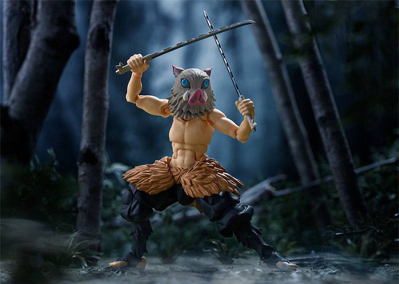 Demon Slayer - Inosuke Hashibira - DX Edition Figma Figur (Max Factory)