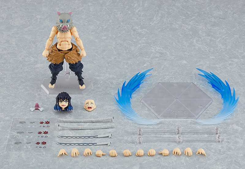 Demon Slayer - Inosuke Hashibira - Edición DX Figma figura (Max Factory)