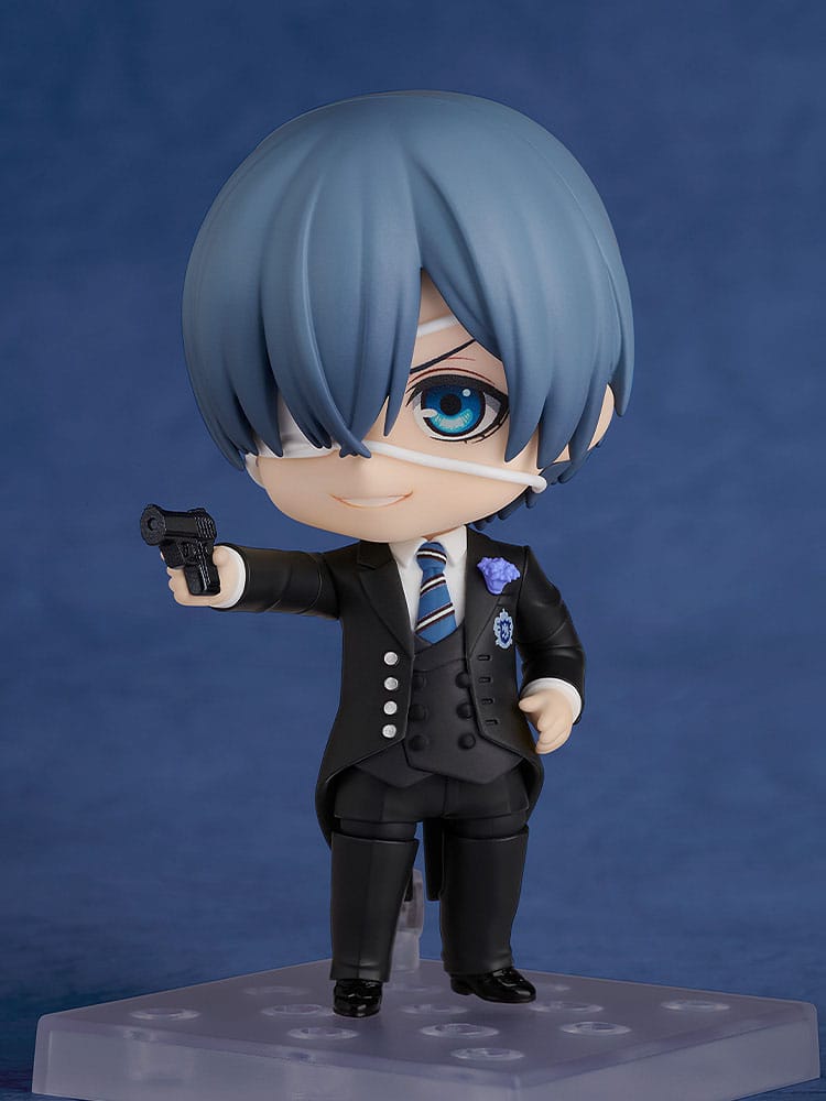 Black Butler: Boarding School Arc - Ciel Phantomhive - Sapphire Owl Nendoroid Figur (Orange Rogue)