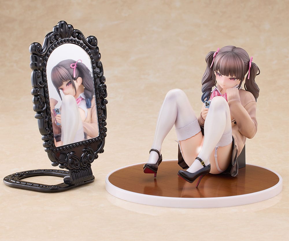 Original Character - Jidori Shoujo (Selfie Girl) - Figure 1/6 (Pink Cat)