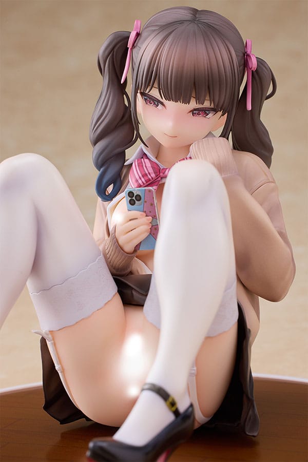 Original Character - Jidori Shoujo (Selfie Girl) - Figure 1/6 (Pink Cat)