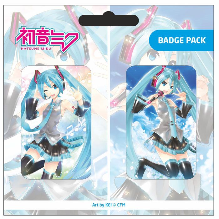 Hatsune Miku - Badge Pack / Double Pack - Set A (Pop Buddies)