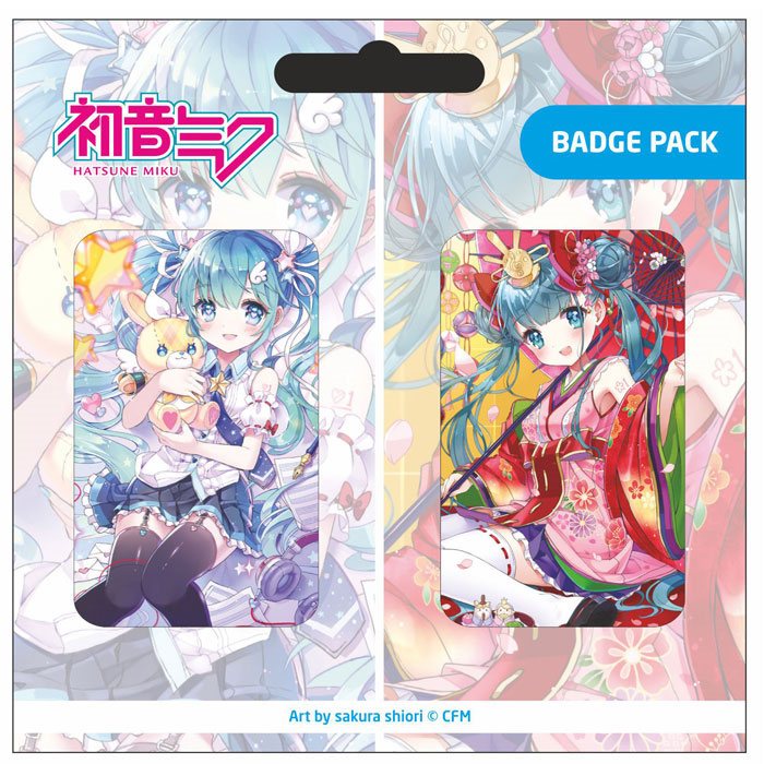 Hatsune Miku - Badge Pack / Ansteck-Buttons Doppelpack - Set B (Pop Buddies)