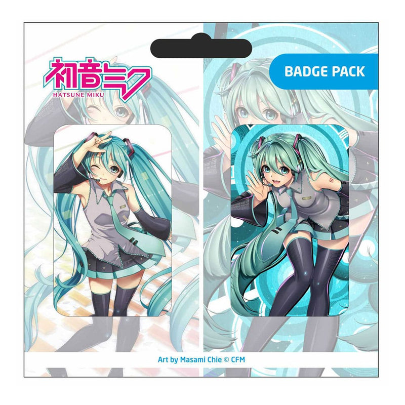 Hatsune Miku - Badge Pack / Double Pack - Set D (Pop Buddies)