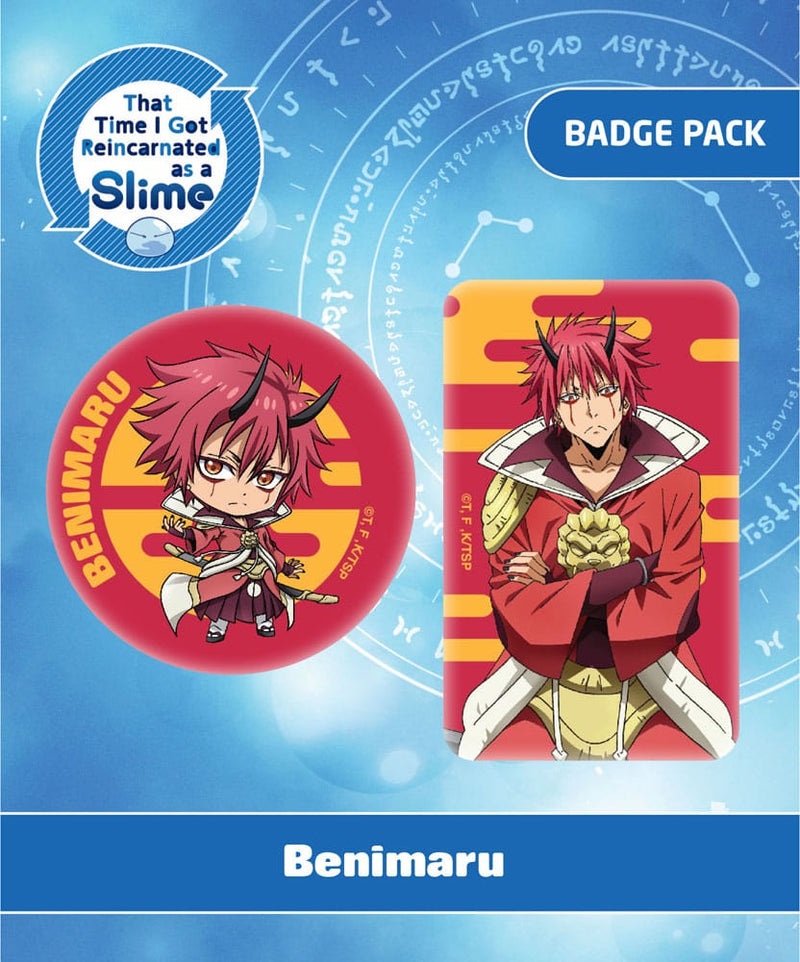 That Time I Got Reincarnated as a Slime - Badge Pack / Ansteck-Buttons Doppelpack - Benimaru (Pop Buddies)