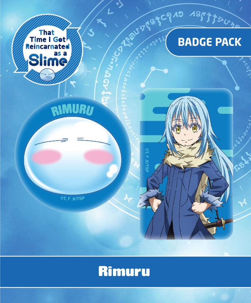 That time i got reincarnated as a slime - badge pack / paired buttons double pack - rimuru (pop buddies)