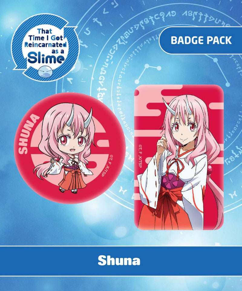 That time i got reincarnated as a slime - badge pack / plug -in buttons double pack - shuna (pop buddies)