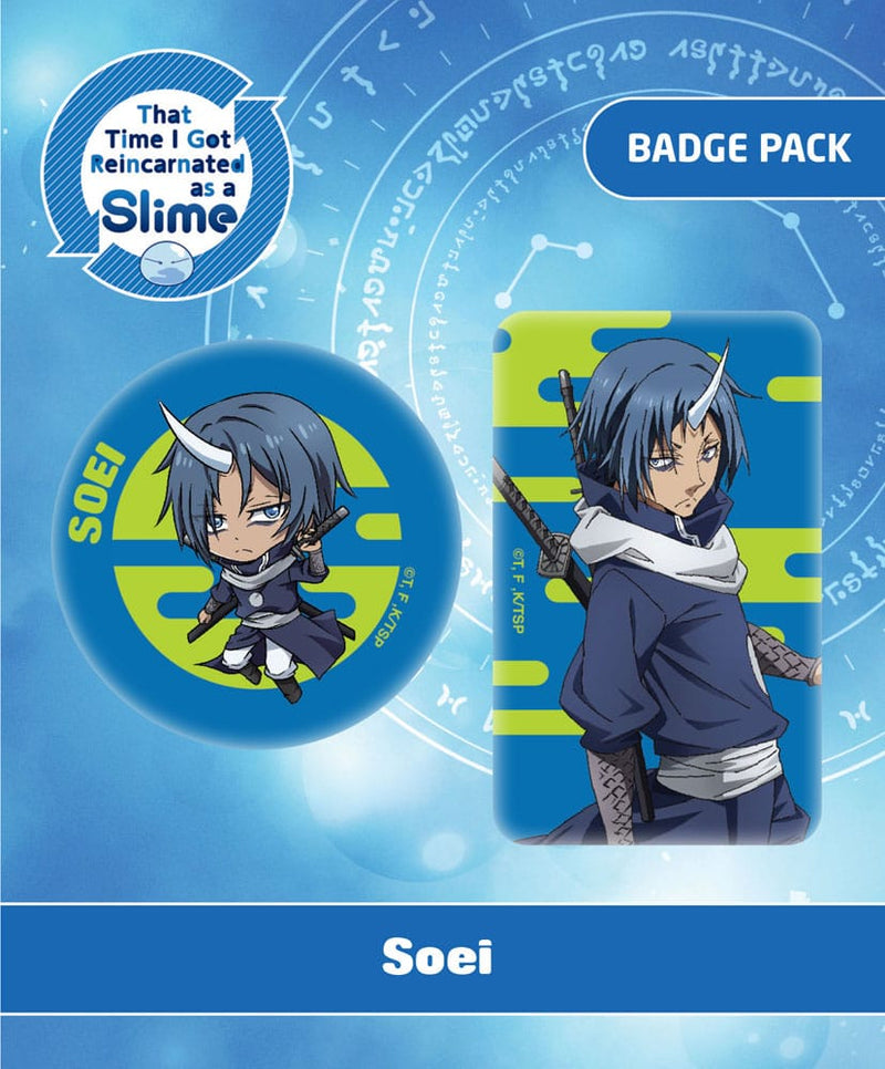 That time i got reincarnated as a slime - badge pack / paplice buttons double pack - Soei (pop buddies)