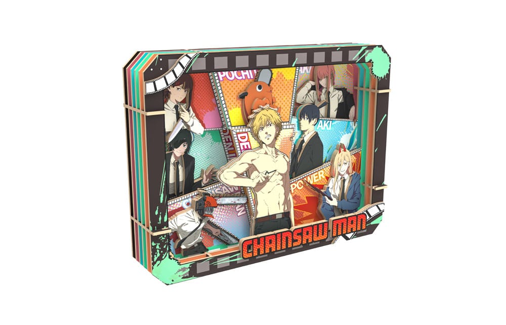 Chainsaw Man - Modellbausatz - Wooden Gallery (L) - Charaters United (Puremind)
