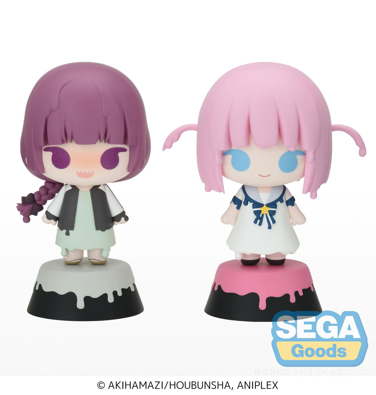 Bocchi the Rock! - Kikuri Hiroi & Futari Goto - Tiny Melties Mini Figuren 2er-Pack Vol. 4 (SEGA)