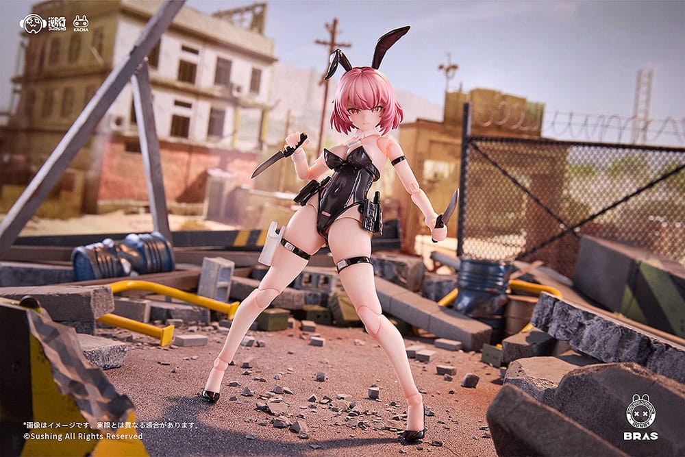 Original character - Commando Belka - Bunny Rapid Action Squad - Action-figure 1/12 (sushing)