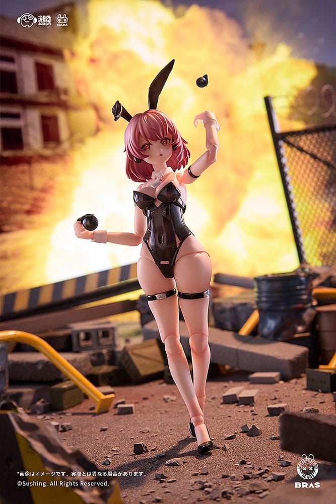 Original character - Commando Belka - Bunny Rapid Action Squad - Action-figure 1/12 (sushing)