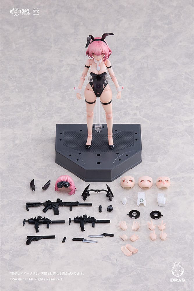 Original character - Commando Belka - Bunny Rapid Action Squad - Action-figure 1/12 (sushing)