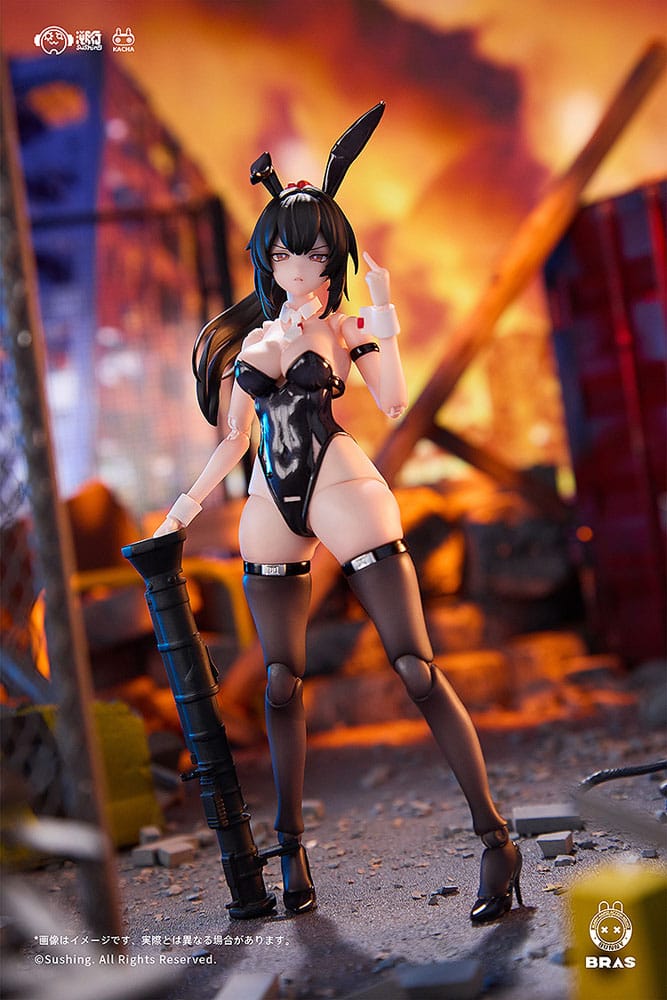 Original Character - Attacker Runa - Bunny Rapid Action Squad Action -figure 1/12 (sushing)