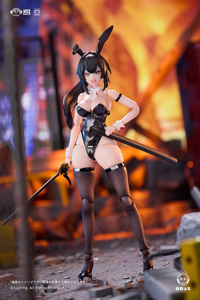 Original Character - Attacker Runa - Bunny Rapid Action Squad Action -figure 1/12 (sushing)