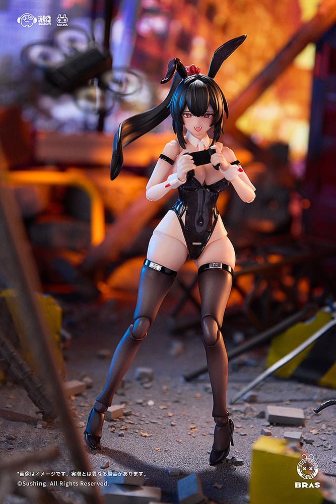 Original Character - Attacker Runa - Bunny Rapid Action Squad Action -figure 1/12 (sushing)