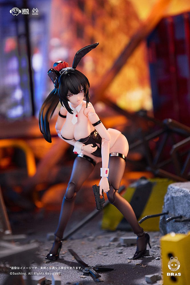 Original Character - Attacker Runa - Bunny Rapid Action Squad Action -figure 1/12 (sushing)