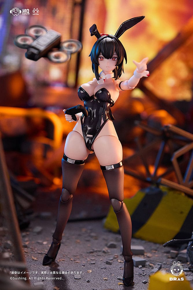 Original Character - Attacker Runa - Bunny Rapid Action Squad Action -figure 1/12 (sushing)