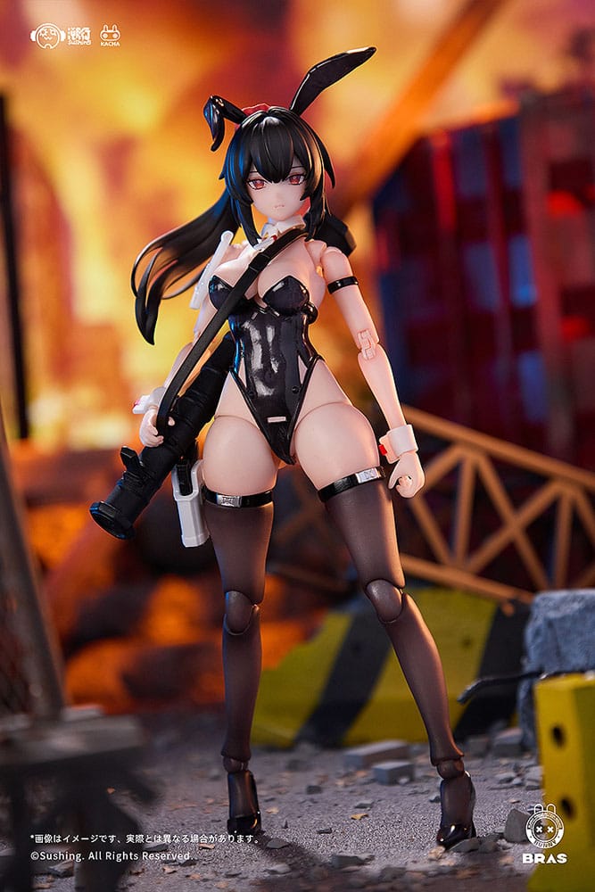 Original Character - Attacker Runa - Bunny Rapid Action Squad Action -figure 1/12 (sushing)