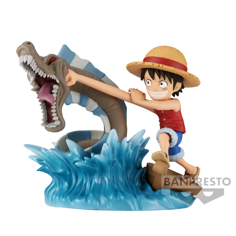 One Piece - Monkey D. Ruffy vs Local Sea Monster - WCF Log Stories Figur (Banpresto)