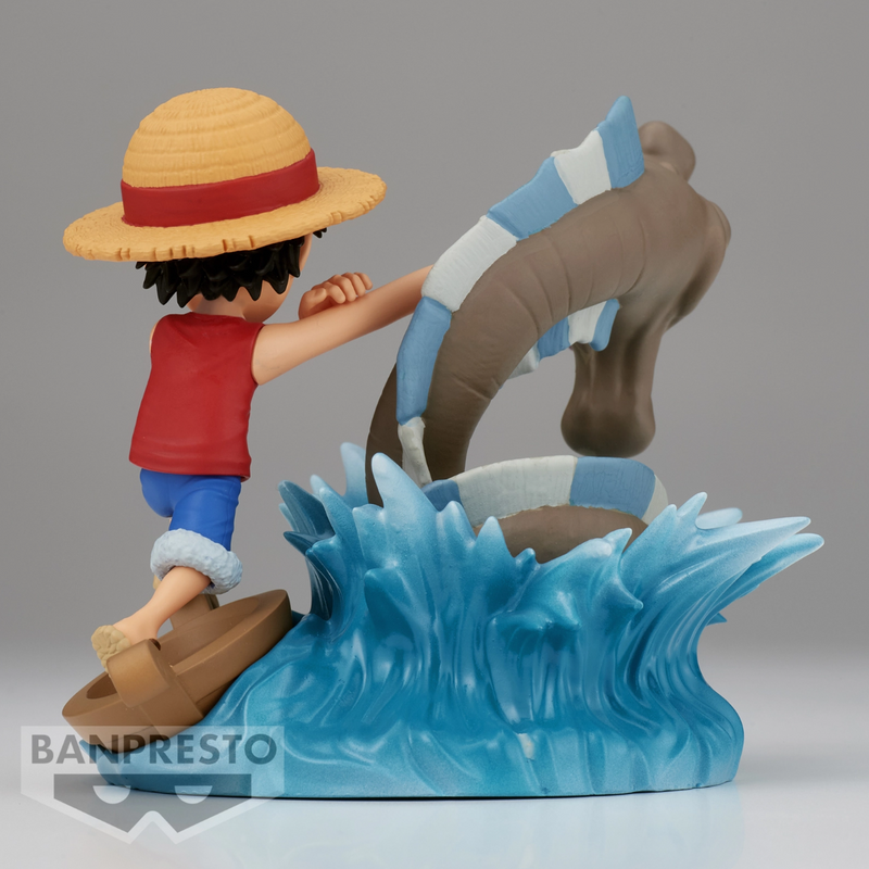 One Piece - Monkey D. Ruffy vs Local Sea Monster - WCF Log Stories Figur (Banpresto)