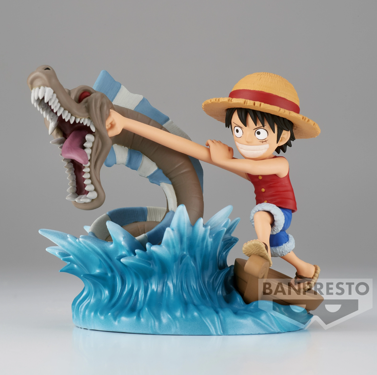 One Piece - Monkey D. Luffy vs Local Sea Monster - WCF Log Stories Figure (Banpresto)