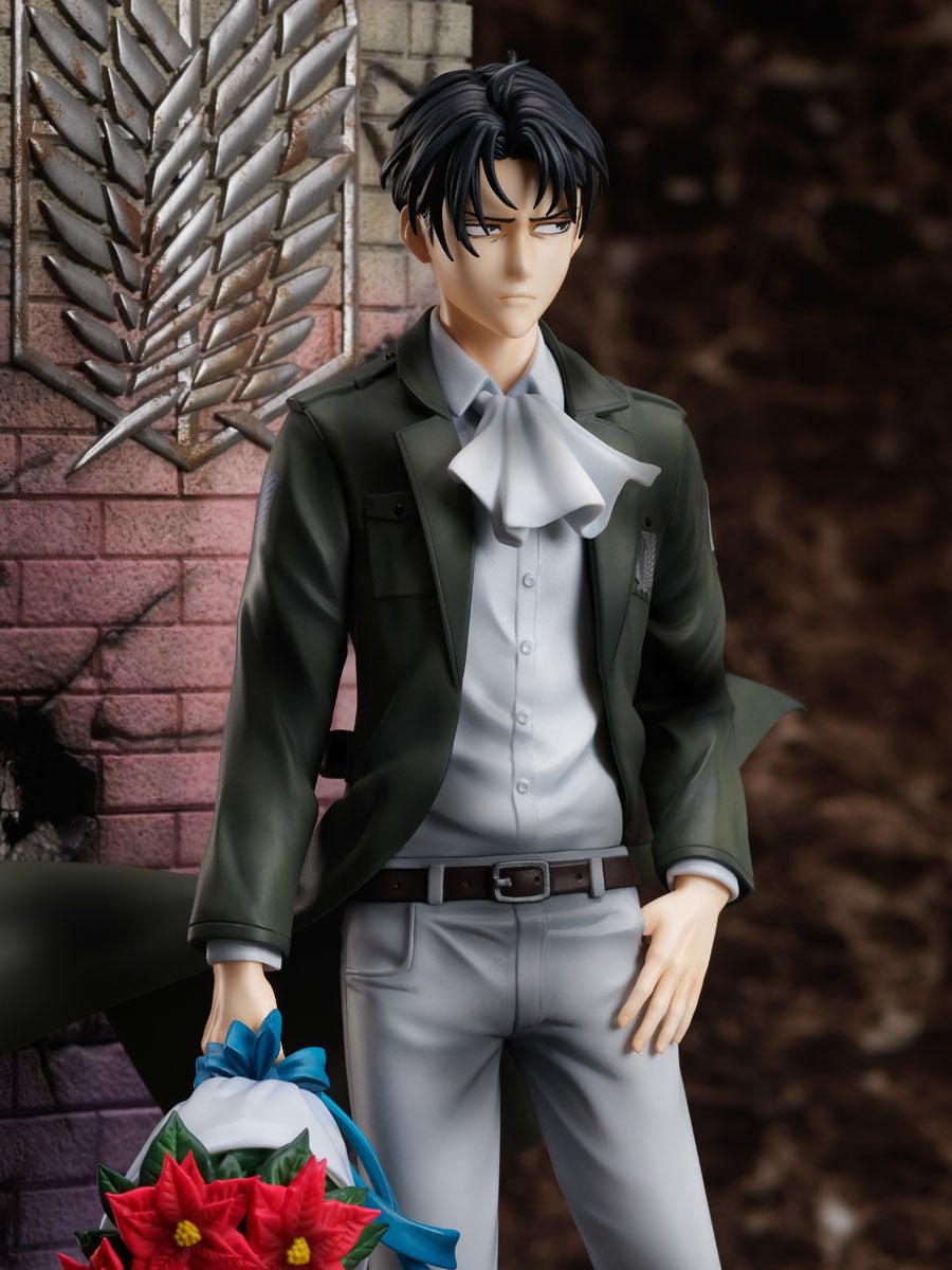 Stagione finale di Attack on Titan - Levi Ackerman - compleanno figura (Furyu)