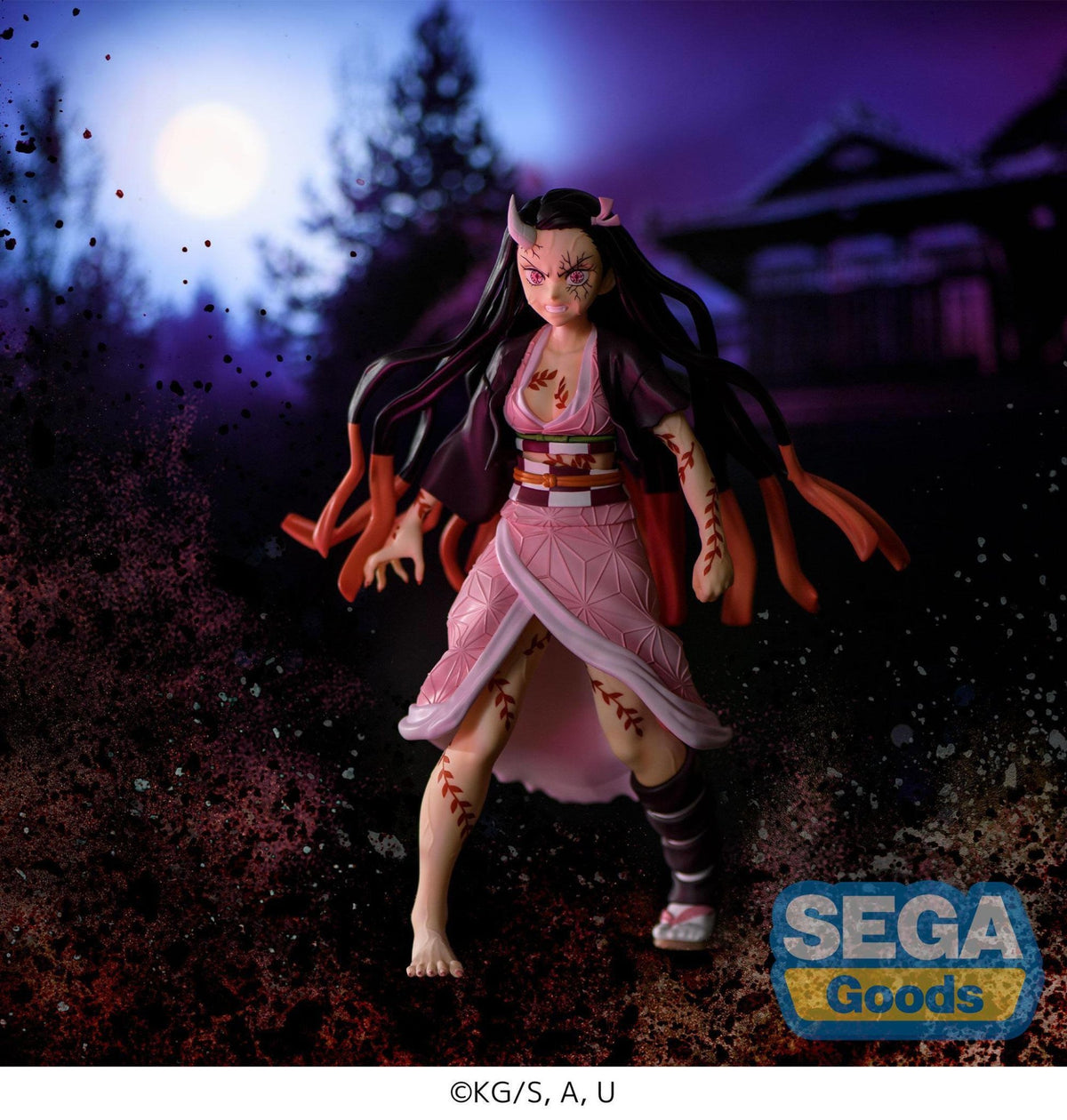 Demon Slayer Kimetsu no Yaiba - Nezuko Kamado - Figurizm Demon Form Advancing Ver. Figure (SEGA)