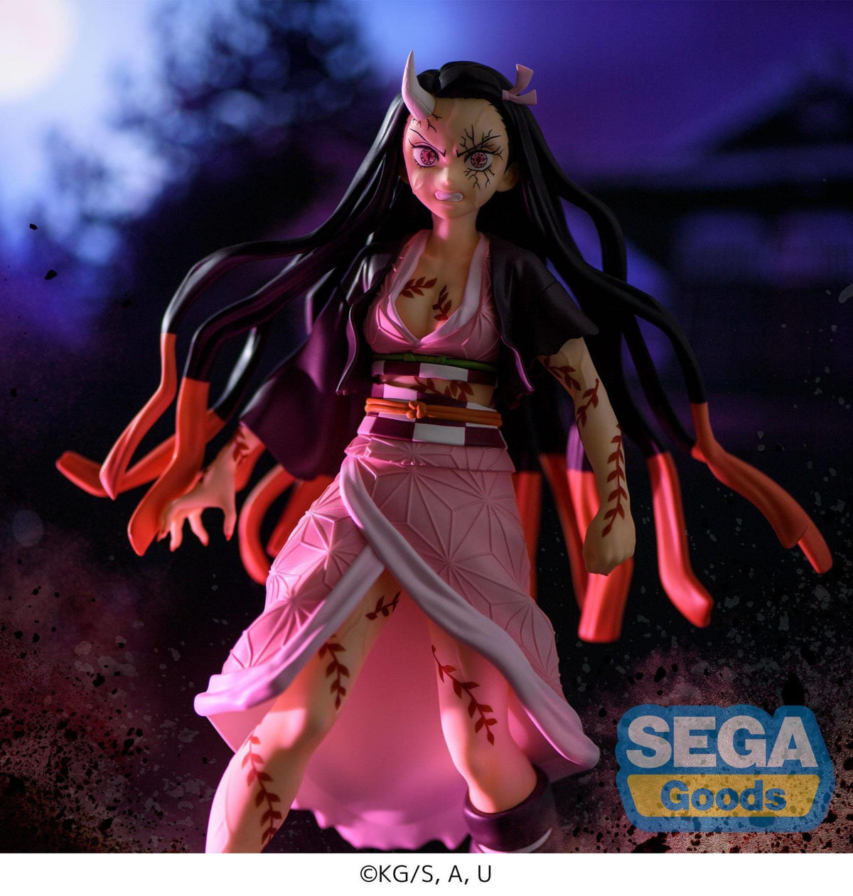 Demon Slayer Kimetsu no Yaiba - Nezuko Kamado - Figurizm Demon Form Advancing Ver. Figur (SEGA)