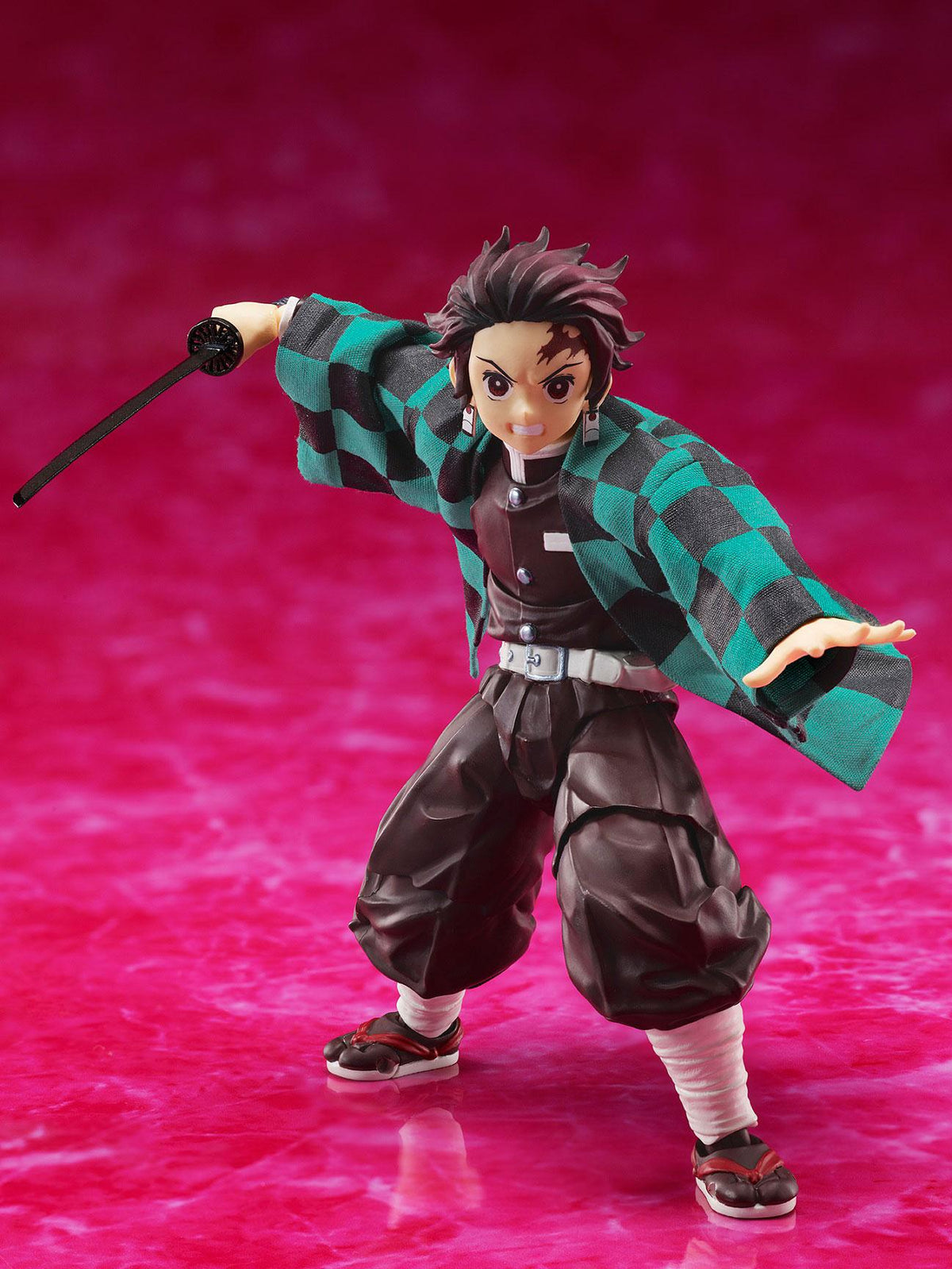 Ammazzademoni Kimetsu no Yaiba - Tanjiro Kamado - Figura d'azione BUZZmod 1/12 (Aniplex)