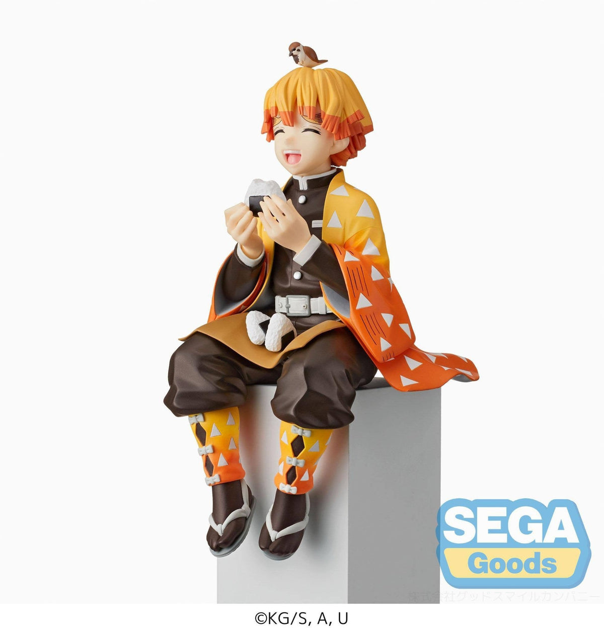 Ammazzademoni: Kimetsu no Yaiba - Zenitsu Agatsuma - PM Perching figura (SEGA)