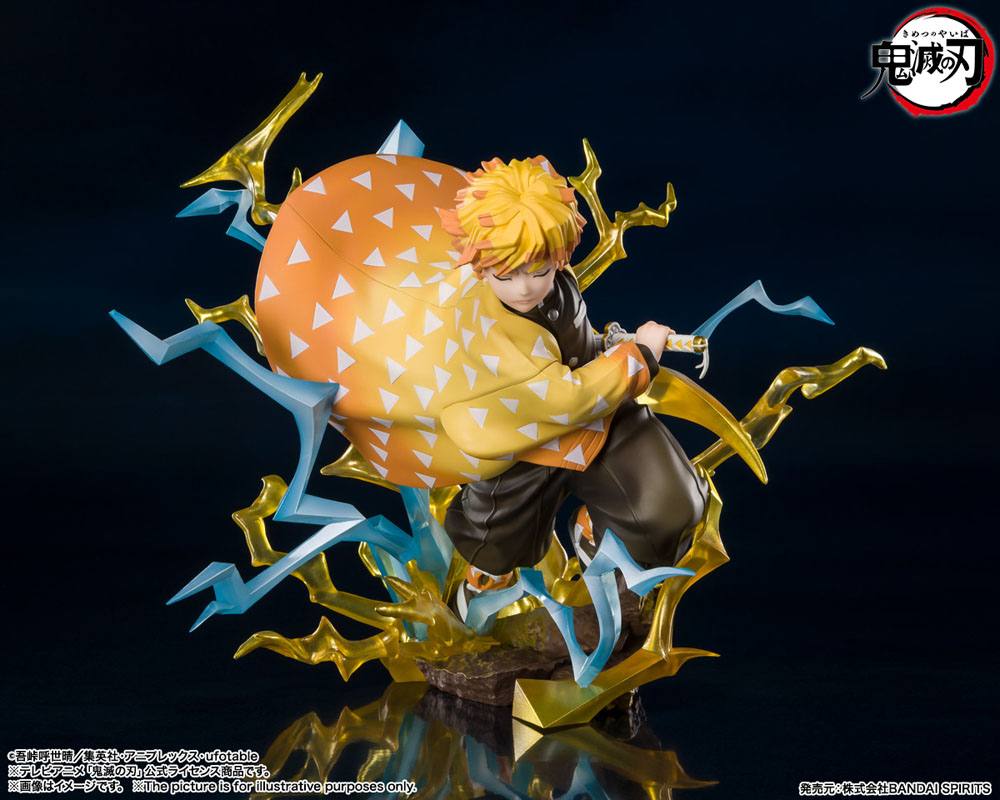 Demon Slayer Kimetsu no Yaiba - Zenitsu Agatsuma - Thunderclap and Flash FiguartsZero Figur (Bandai)