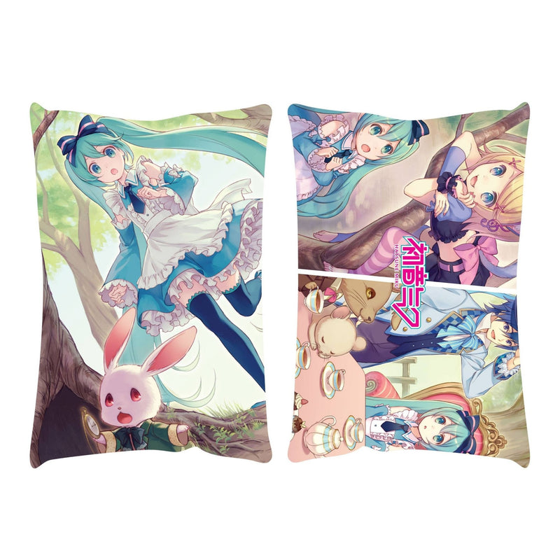 Hatsune Miku Pillow - Miku in Wonderland - 50 x 35 cm (Pop Buddies)