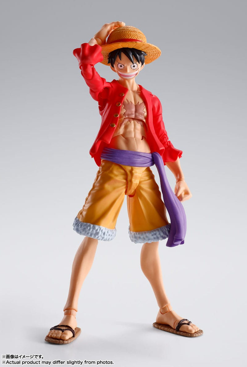 One Piece - Monkey D. Ruffy - S.H. Figuarts The Raid on Onigashima Ver. Figur (Bandai)