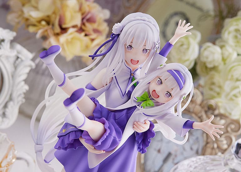 Re:Zero Start Life in Another World from Zero - Emilia & Childhood Emilia - S-Fire Figuur 1/7 (SEGA)