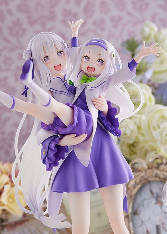 Re:Zero Start Life in Another World from Zero - Emilia & Childhood Emilia - S-Fire Figuur 1/7 (SEGA)