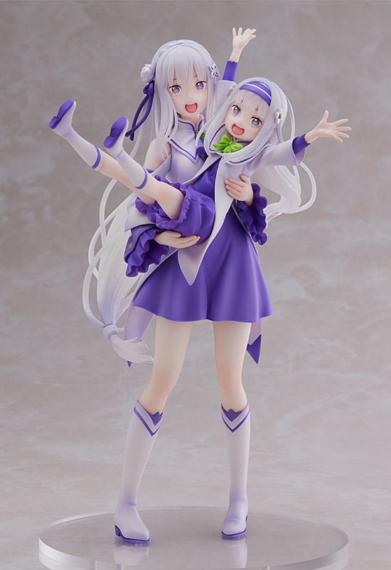 Re:Zero Start Life in Another World from Zero - Emilia & Childhood Emilia - S-Fire Figuur 1/7 (SEGA)