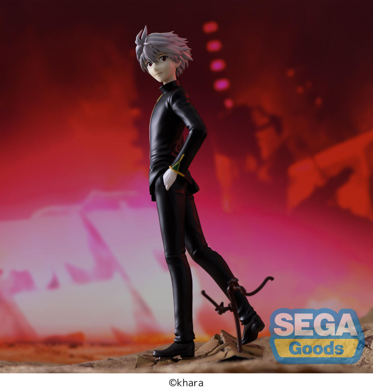 Evangelion 3.0 + 1.0 Thrice Upon a Time - Kaworu Nagisa - Commander Suit Ver. SPM Vignettum Figur (SEGA) (re-run)